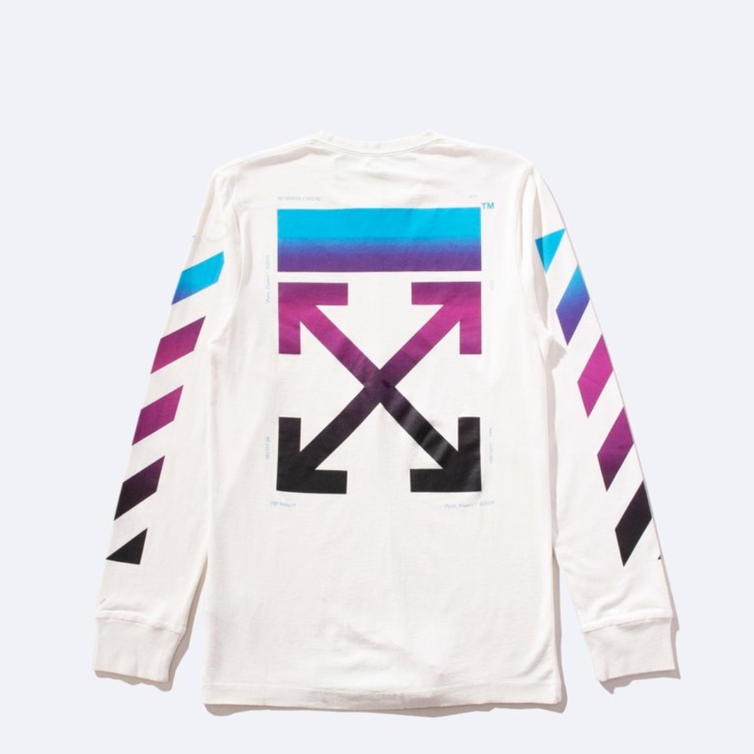 Off white best sale gradient long sleeve