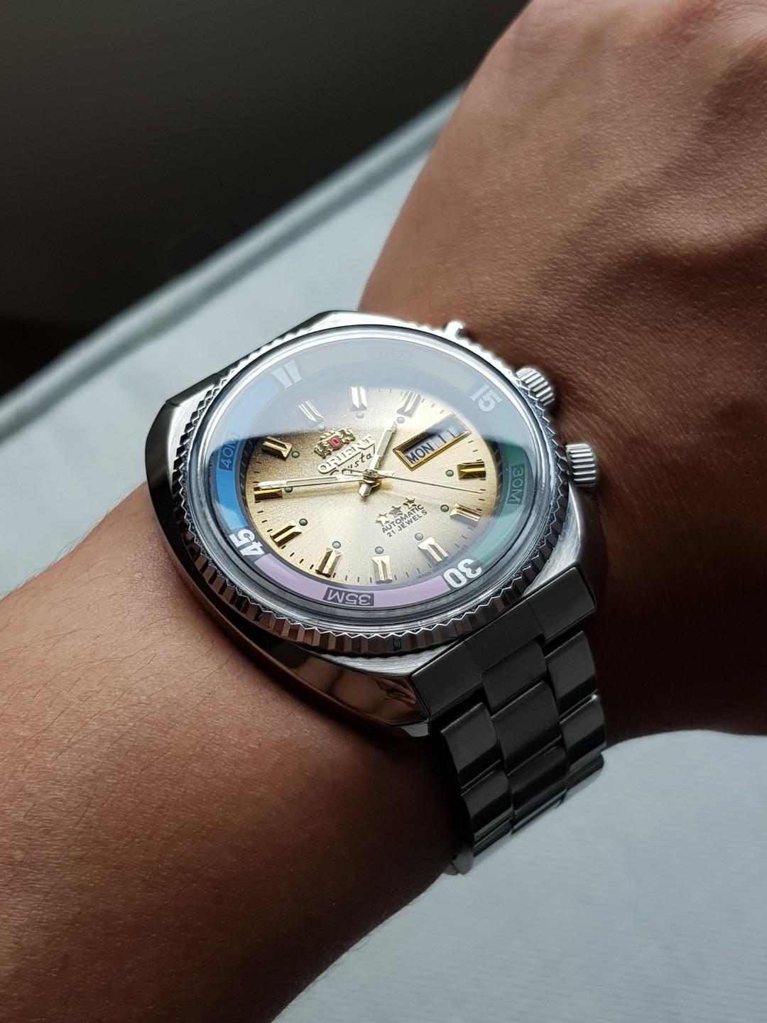 Orient Sea King Diver Gold, Women's Fashion, Jewelry \u0026 Organisers, Precious  Stones on Carousell