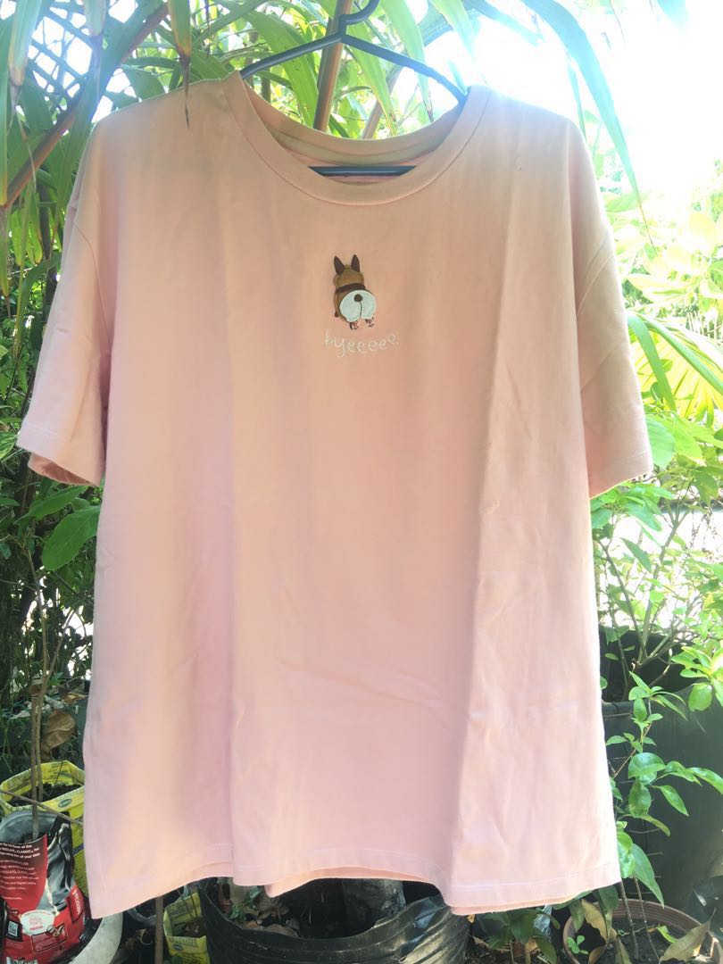 Penshoppe Oversized T-Shirt with Corgi 