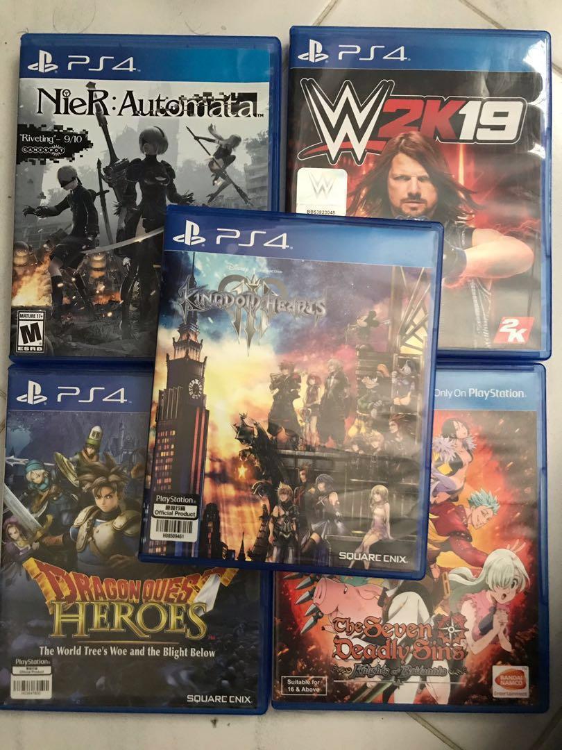 buy pre owned ps4 games