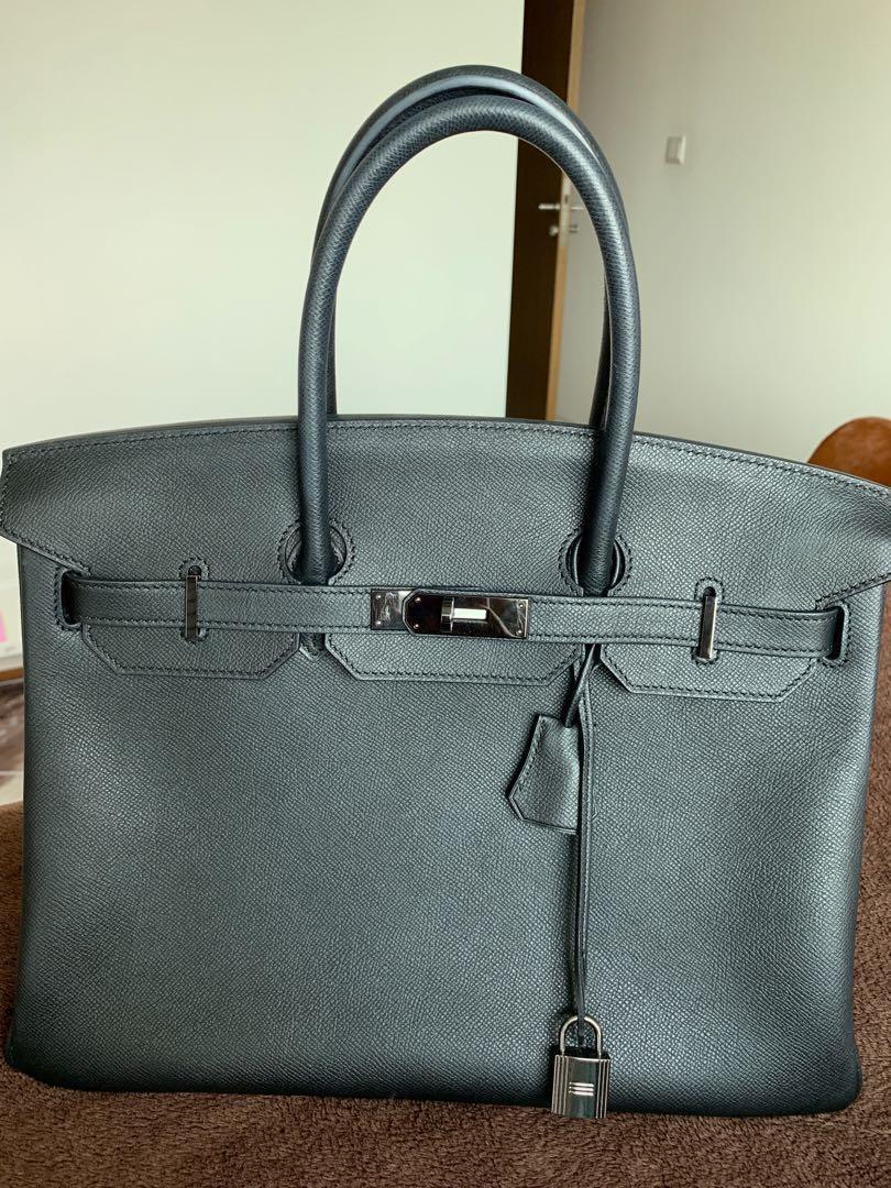 Final sale - Rare brandless all black birkin 35, Women's Fashion, Bags &  Wallets, Cross-body Bags on Carousell