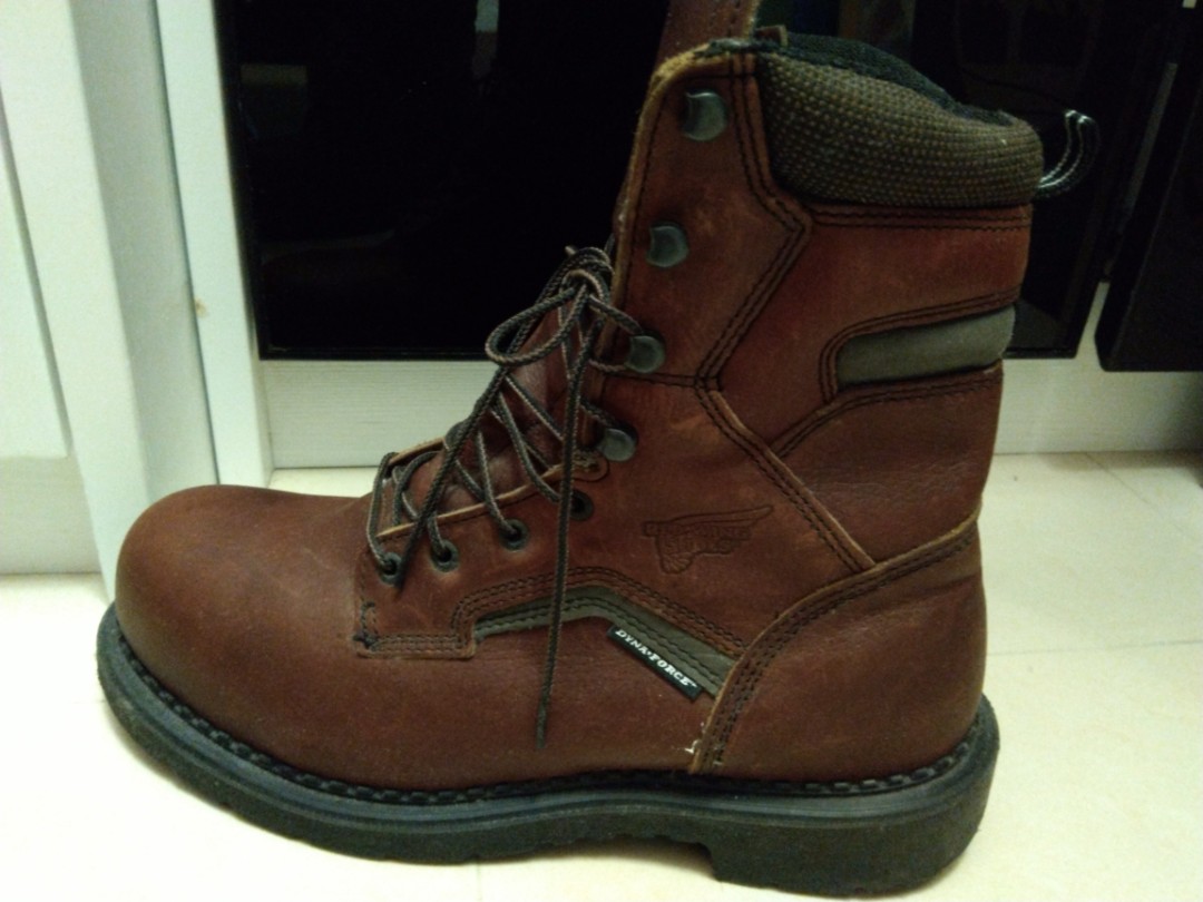 Red Wing 2238 Safety Boots 安全鞋, 男裝, 鞋, 靴- Carousell