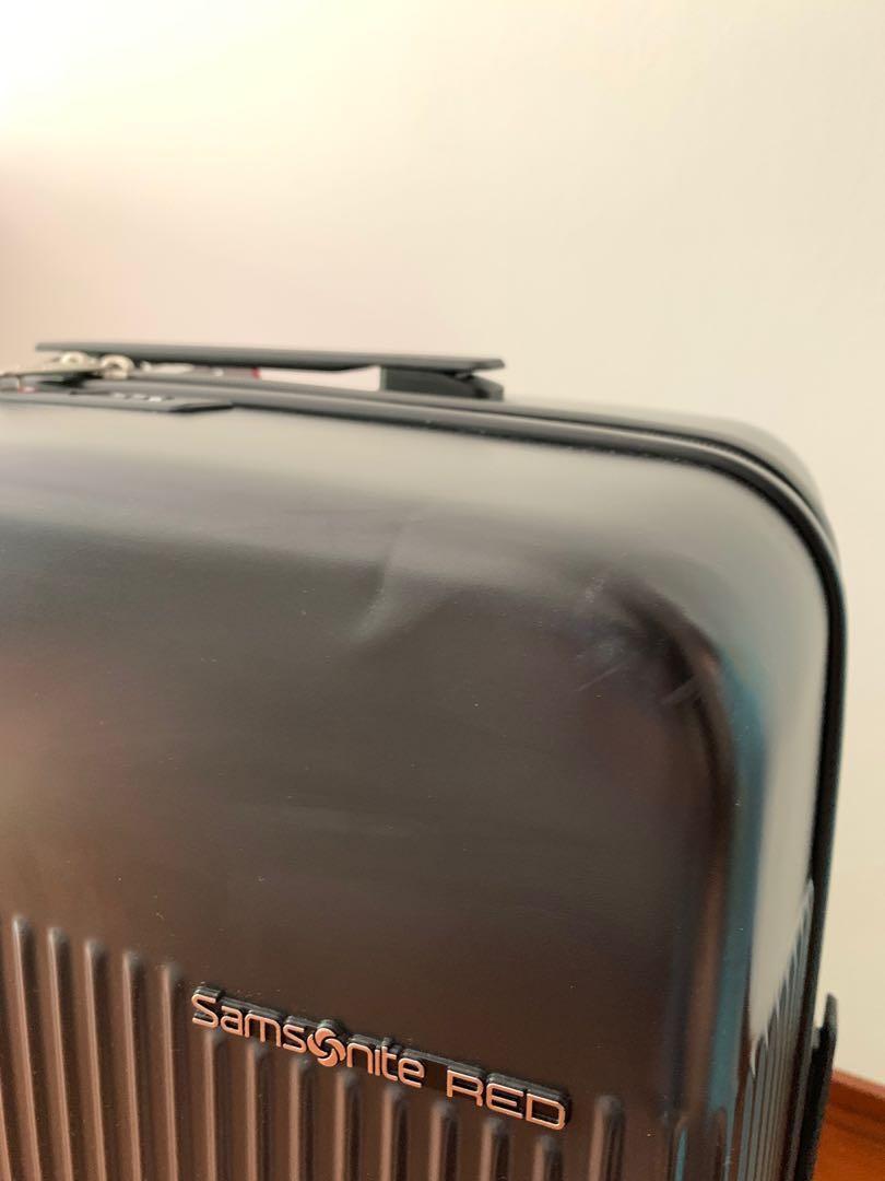 Samsonite red sparkle 2025 24 spinner