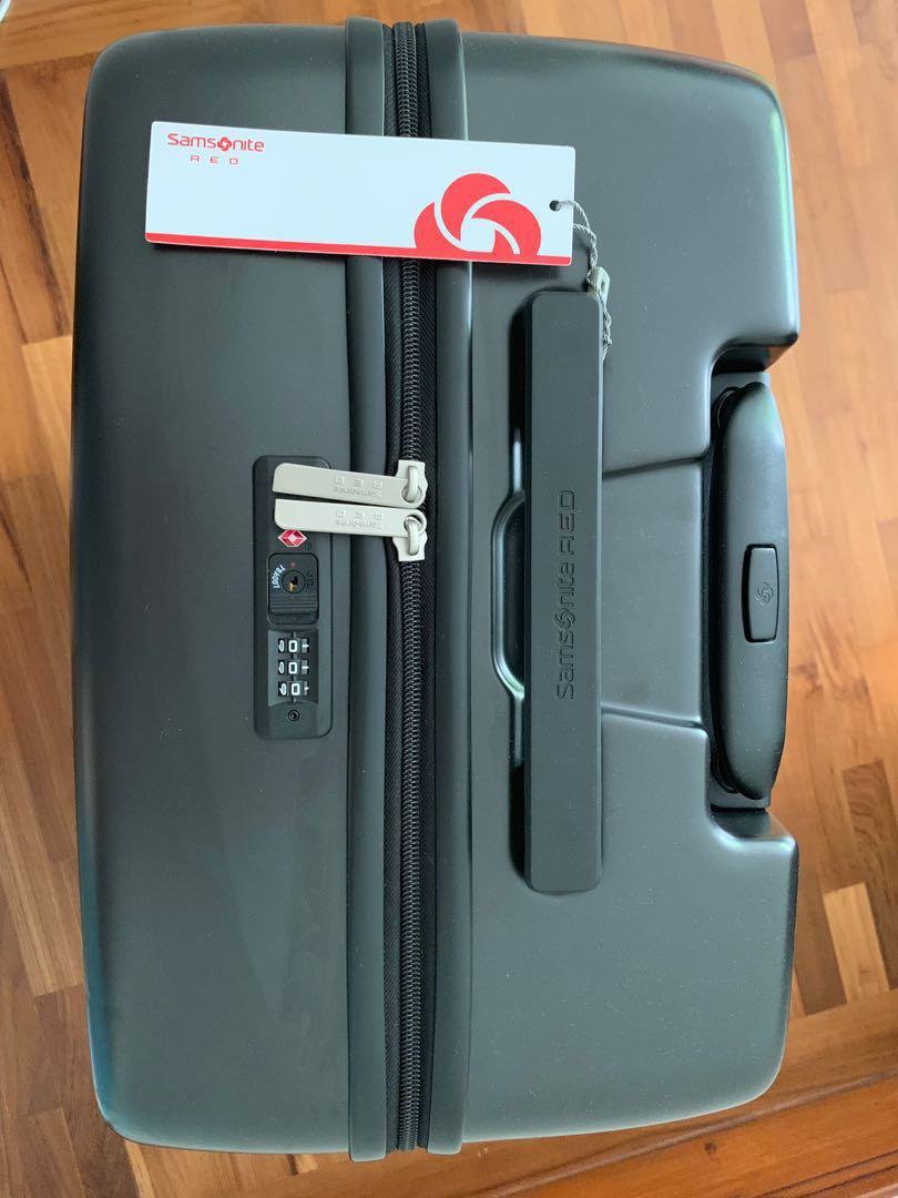Samsonite Red Sparkle Luggage