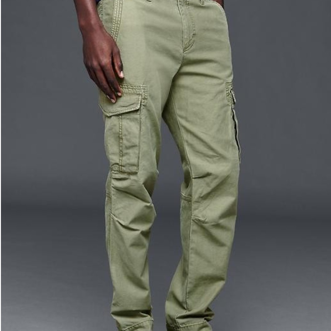 slim cut cargo pants