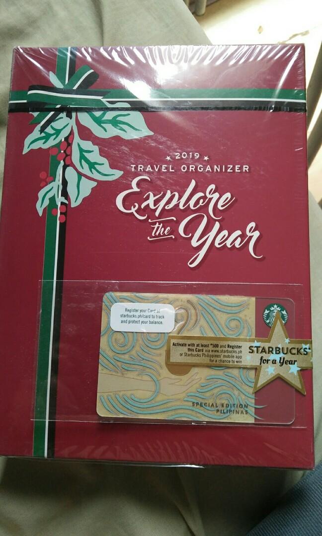 Starbucks 2019 TravelOrganizer (Category: Stationery & School Supplies) located in Pasig City. Submitted by borjong (Listing ID 227330873, Image 2). Description: StarBucks 2019 Travel Organizer StarBucks card included Pm or text Zero 922 five 196 three 72 Zero 935 four 943 five 49.