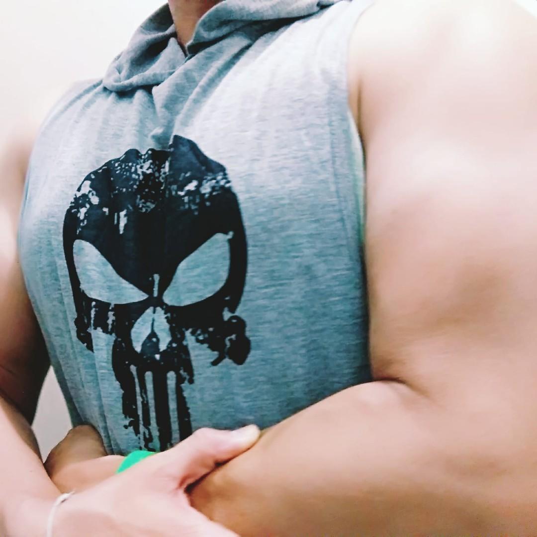 Punisher sleeveless hoodie cheap