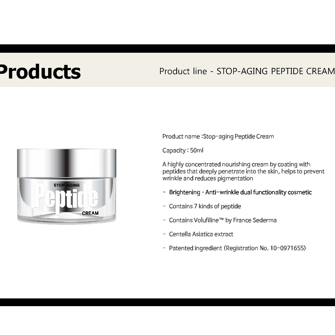 peptide cream for wrinkles