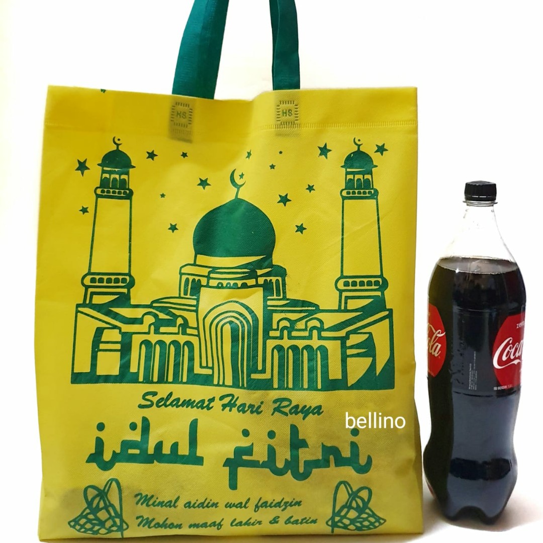 Tas Hantaran Lebaran Goodie bag Idul Fitri Ukuran Besar 40x38cm dengan