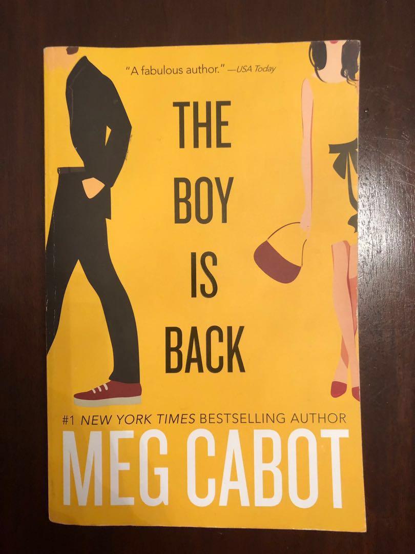 The Boy Is Back Meg Cabot Books Stationery Fiction On Carousell