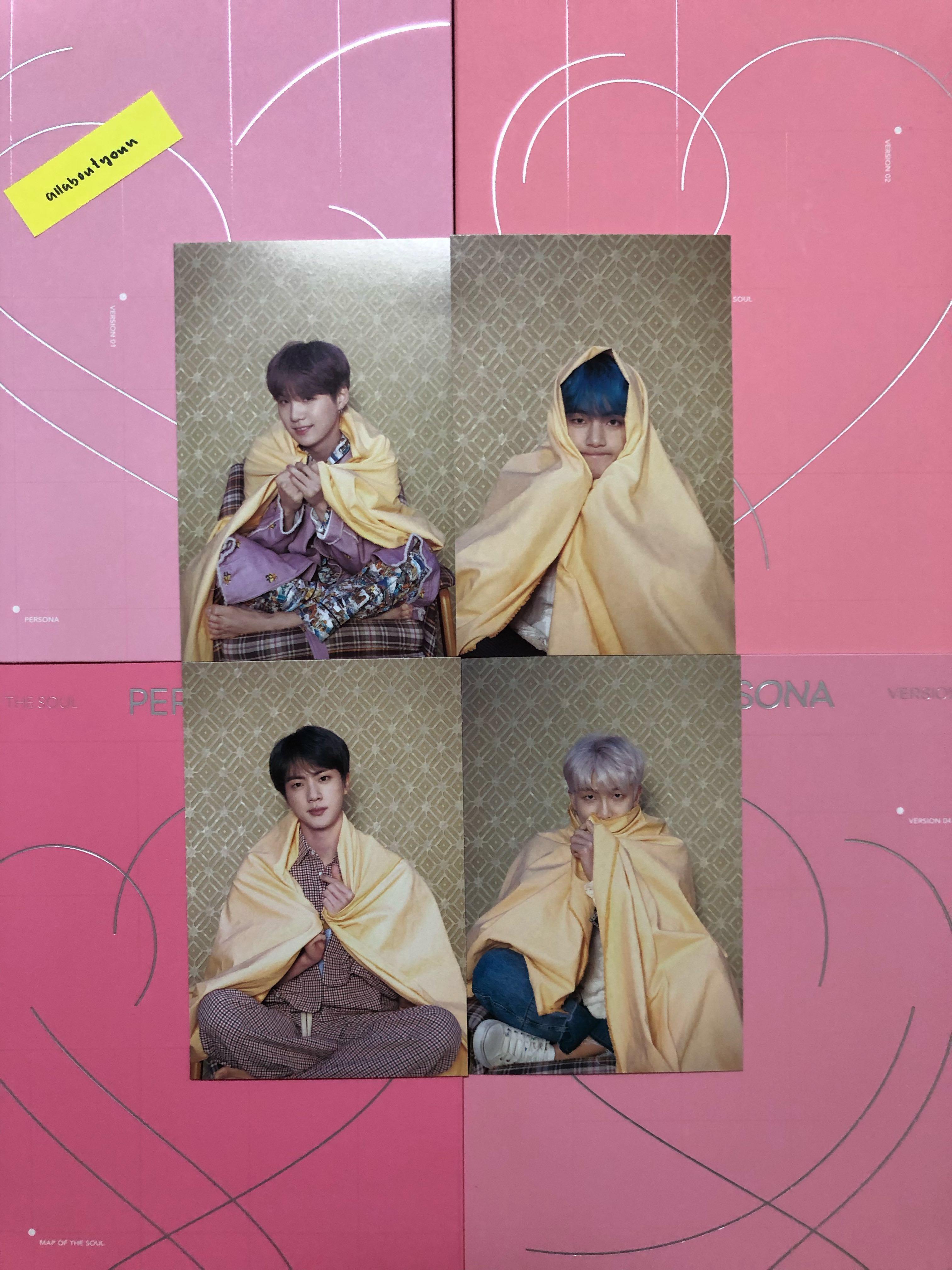 trading BTS map of the soul persona album postcards, Hobbies & Toys