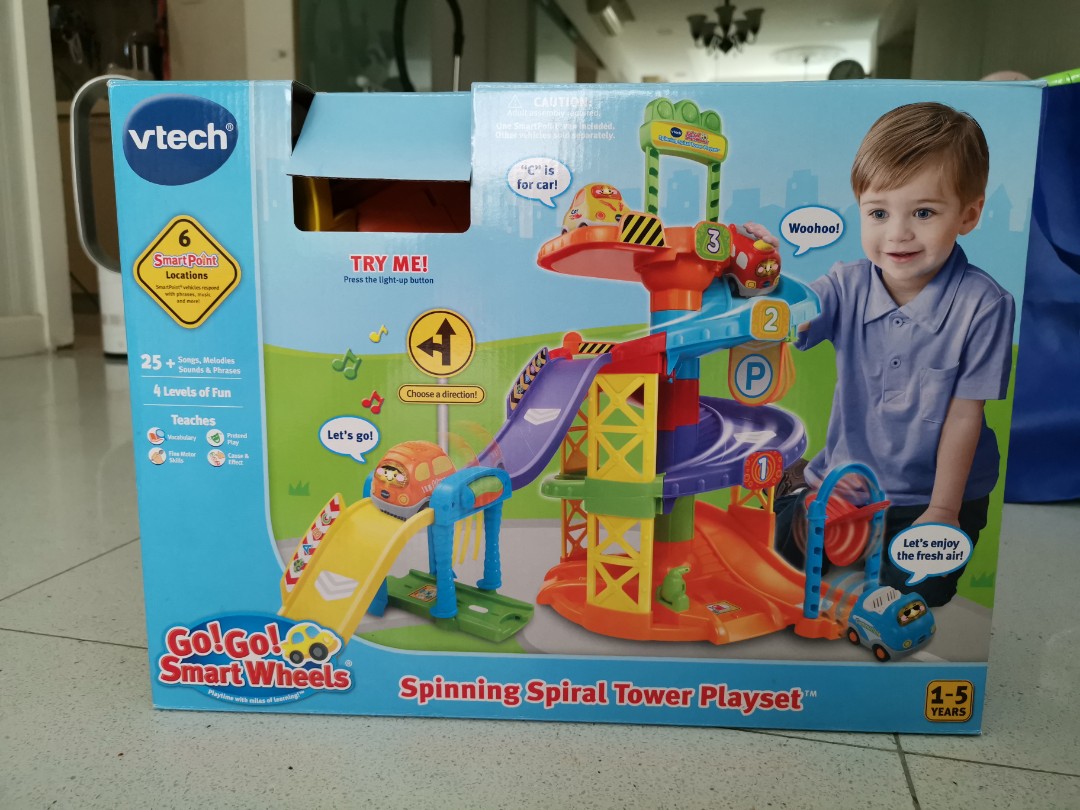 VTech Go! Go! Smart Wheels Spinning Spiral Tower Playset Walmart Canada