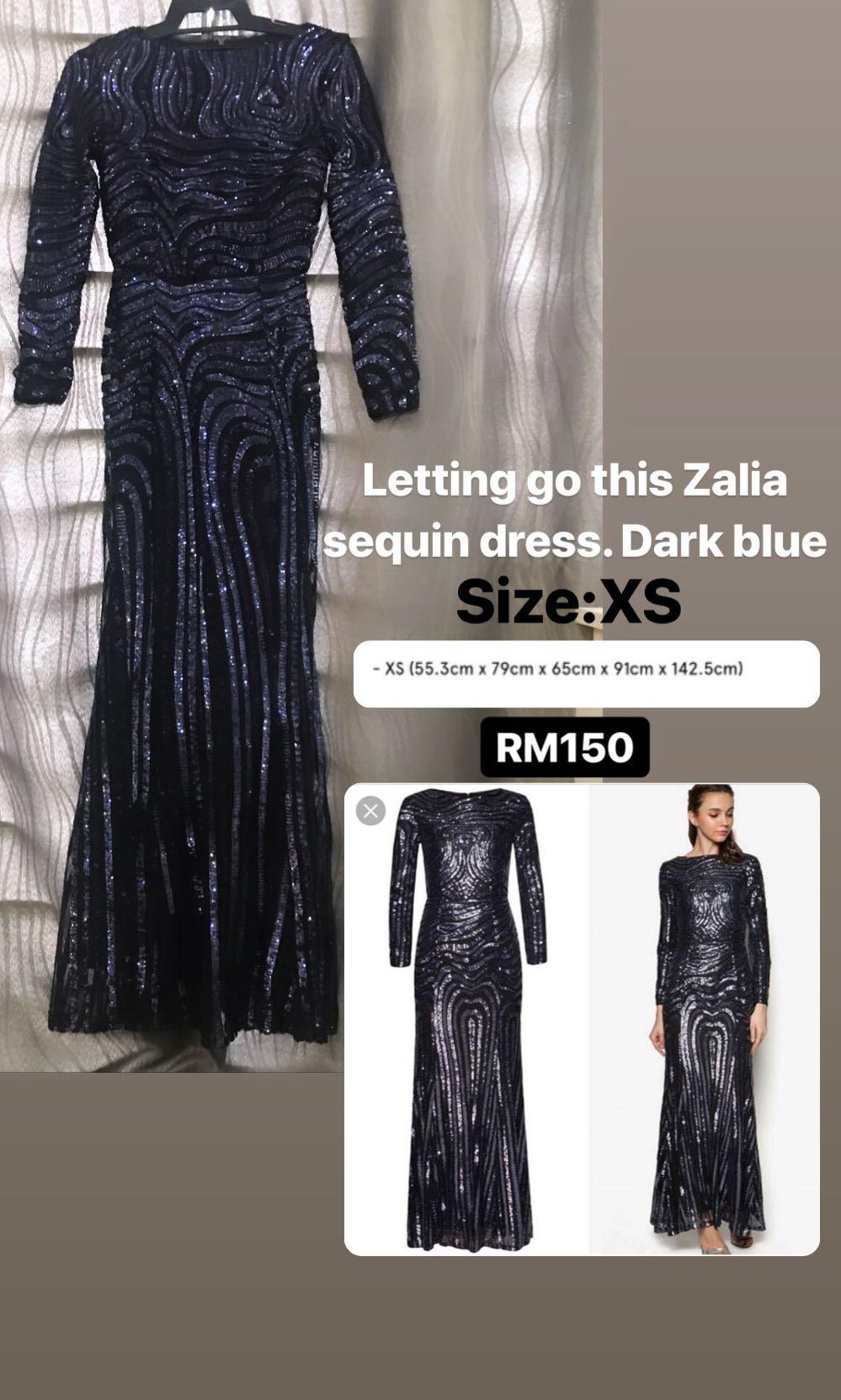 zalia sequin dress