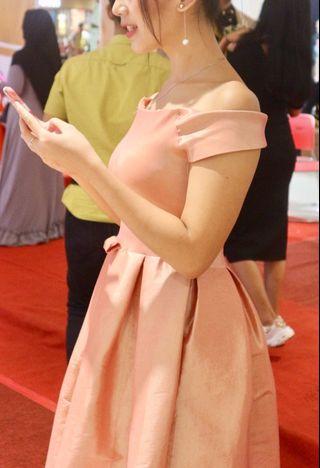 Sabrina Dress Pink Peach