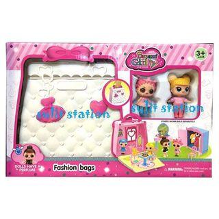 LOL SURPRISE GIRLS DOLL HOUSE in CARRY CASE BAG TOYS