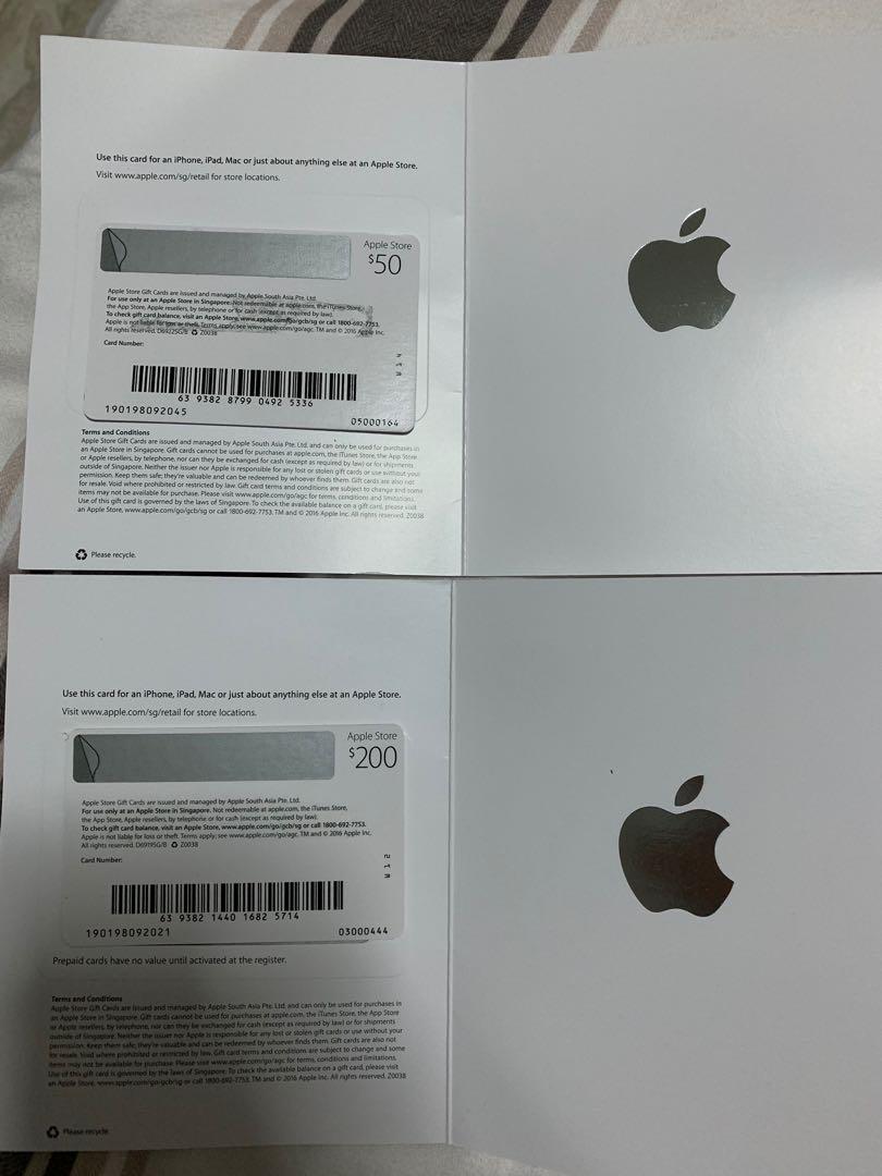 250 Apple Store Gift Cards Mobile Phones Tablets Others On