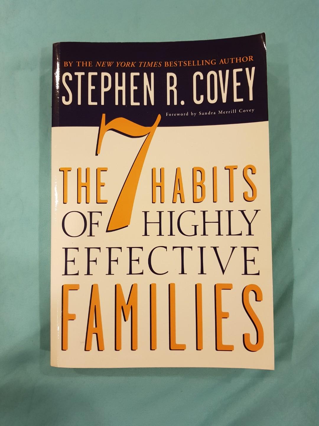 7 Habits Of Highly Effective Families Books Stationery Non