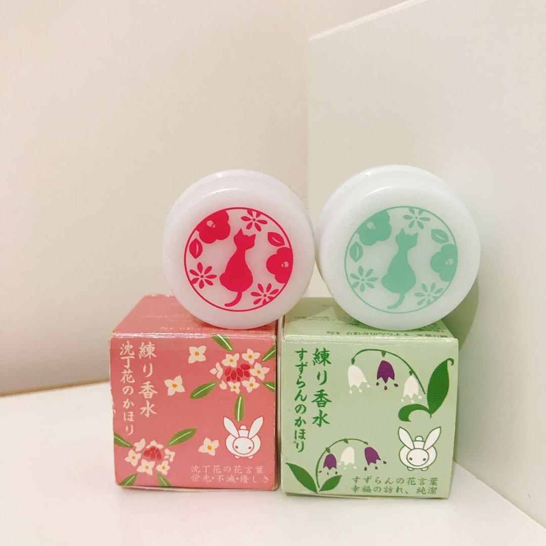 日本京都椿堂固體香水膏4 2g 美容 化妝品 沐浴 身體護理 沐浴及身體護理 身體護理 Carousell