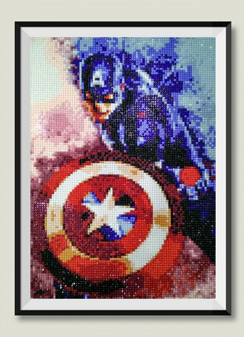 Completed Diamond Painting No Frame Design Craft Handmade