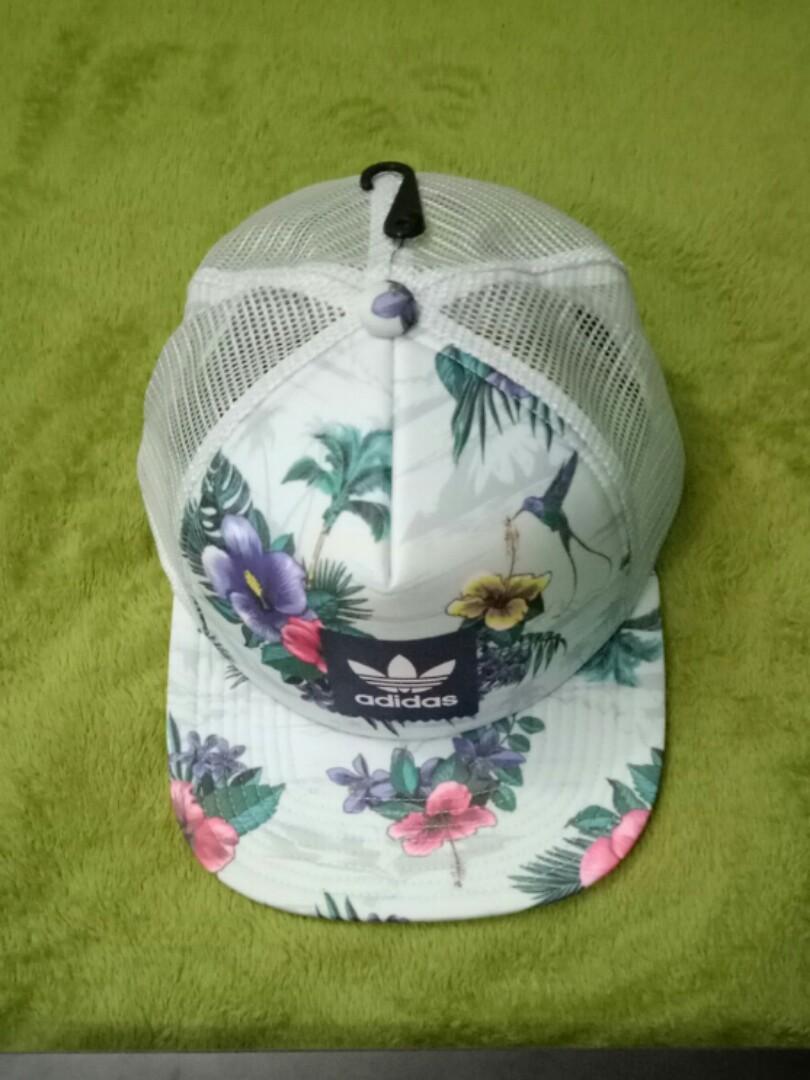 Adidas floral trucker sales