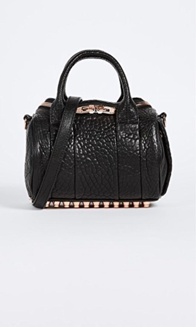 Alexander wang mini rockie rose gold best sale