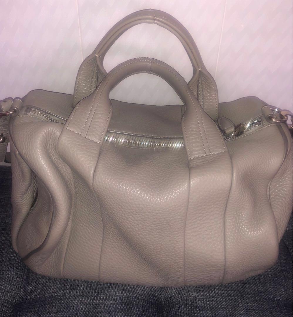 Alexander Wang Rocco Duffel Bag Grey Luxury Bags Wallets on