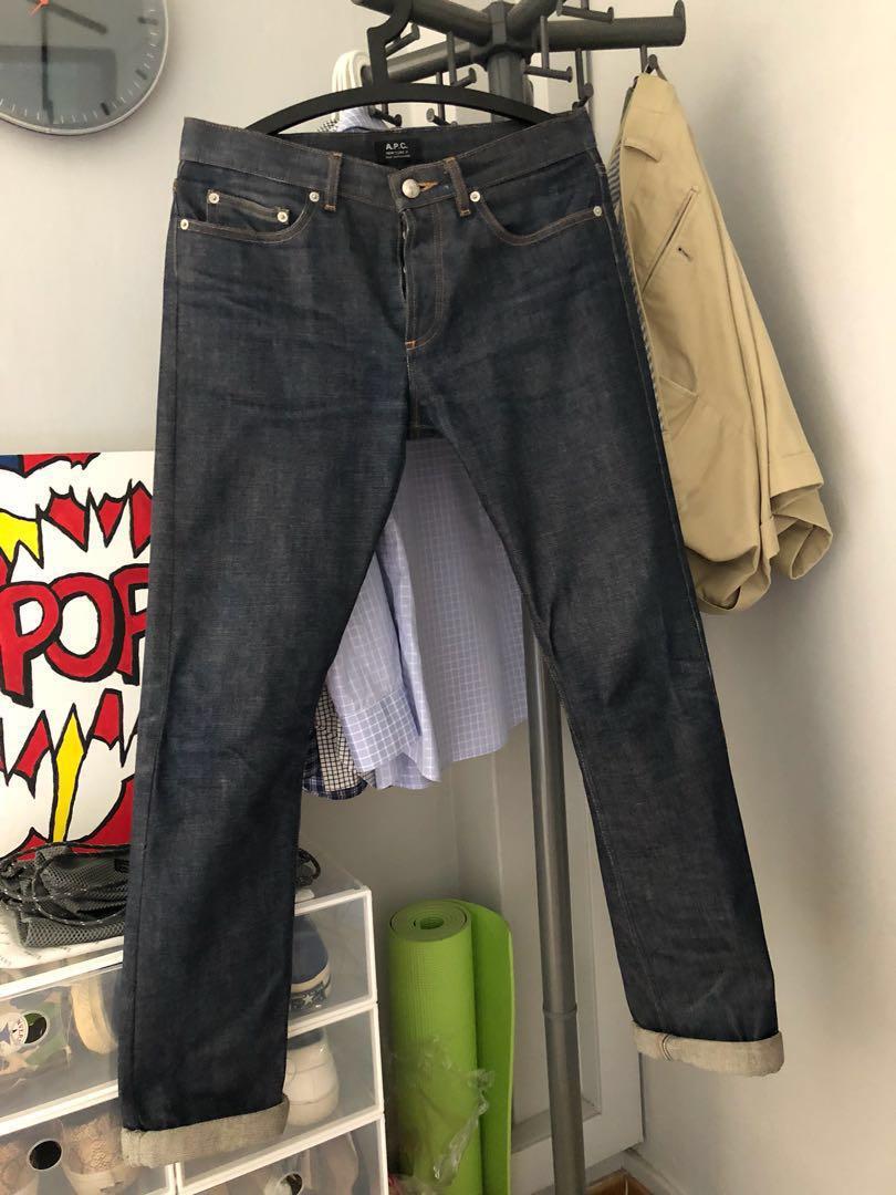 Apc new cure H jean, Men's Fashion, Bottoms, Jeans on Carousell