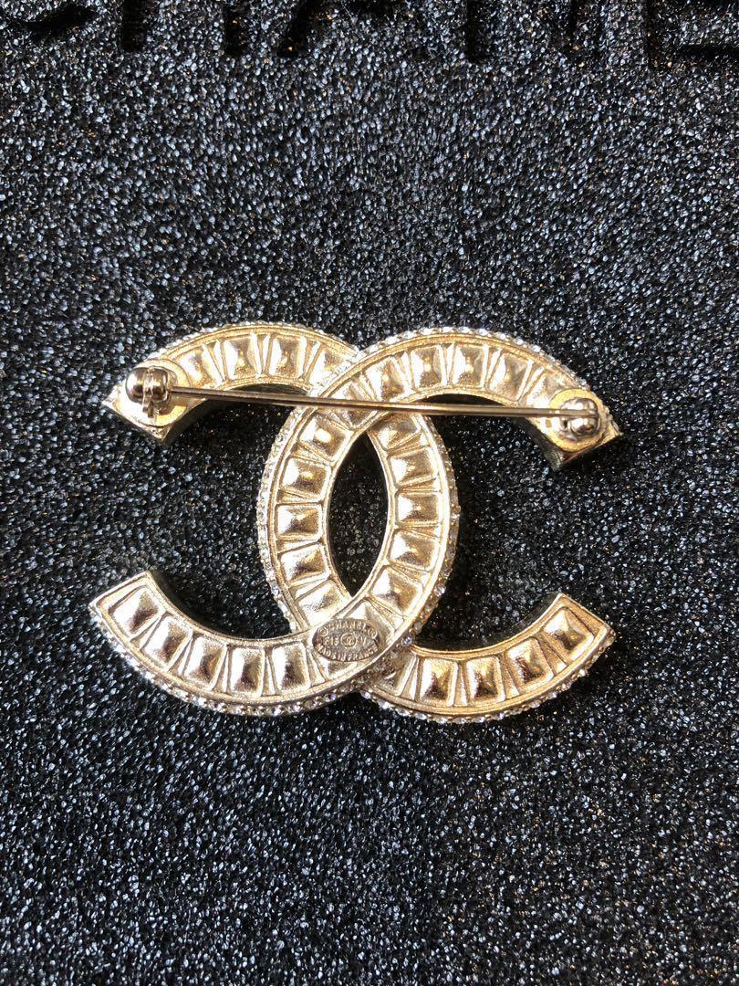 Chanel diamante brooch cheap
