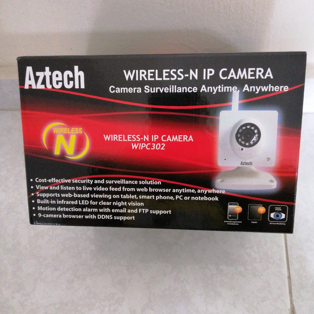 Aztech wireless N IP Camera, TV & Home Appliances, TV & Entertainment