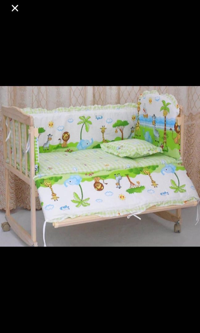 baby cot side bumpers