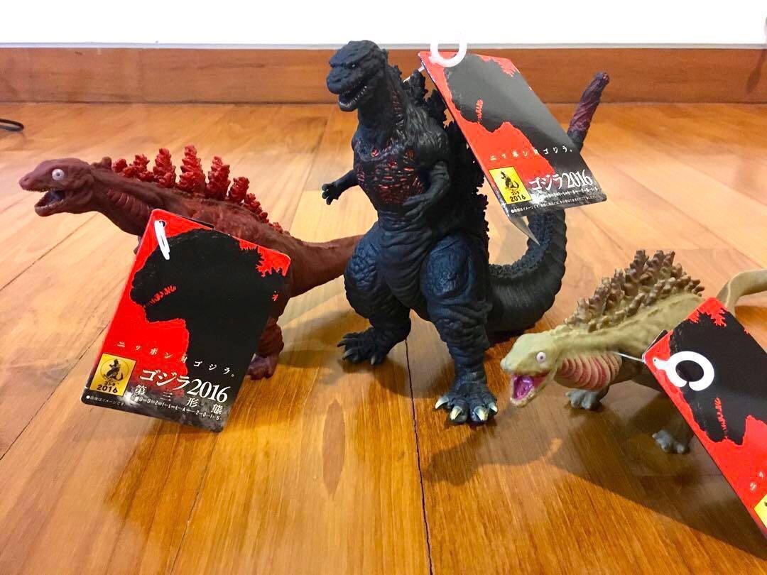 Bandai Movie Monster Series Shin Godzilla second third and fourth form