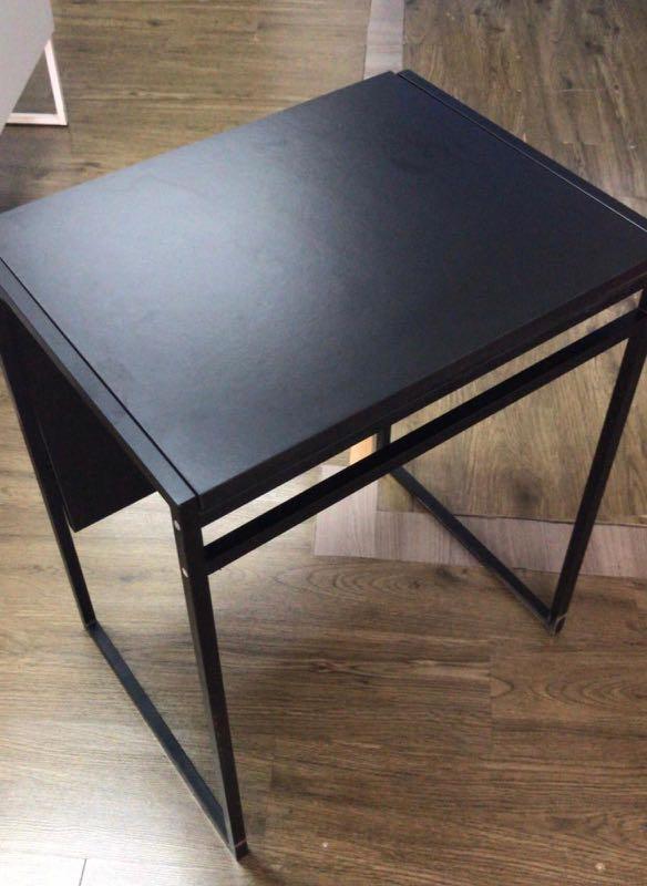 Black Ikea Foldable Table Furniture Tables Chairs On Carousell