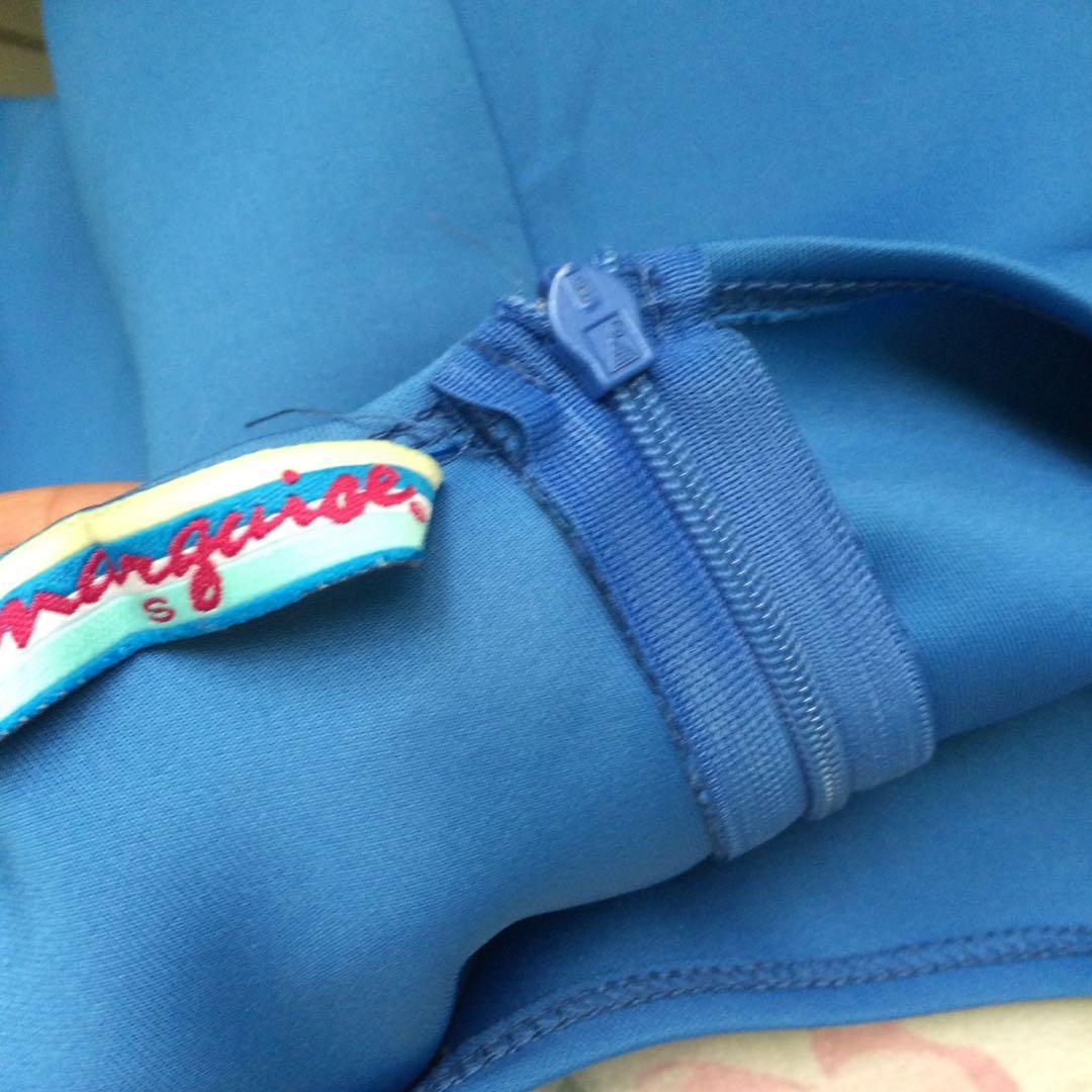 Blue balloon neoprene dress (Category: Dresses) located in Cebu City. Submitted by onlyera (Listing ID 227326243, Image 2). Description: Neoprene type of dress Dainty color Fits SMALL TO MEDIUM good as new.