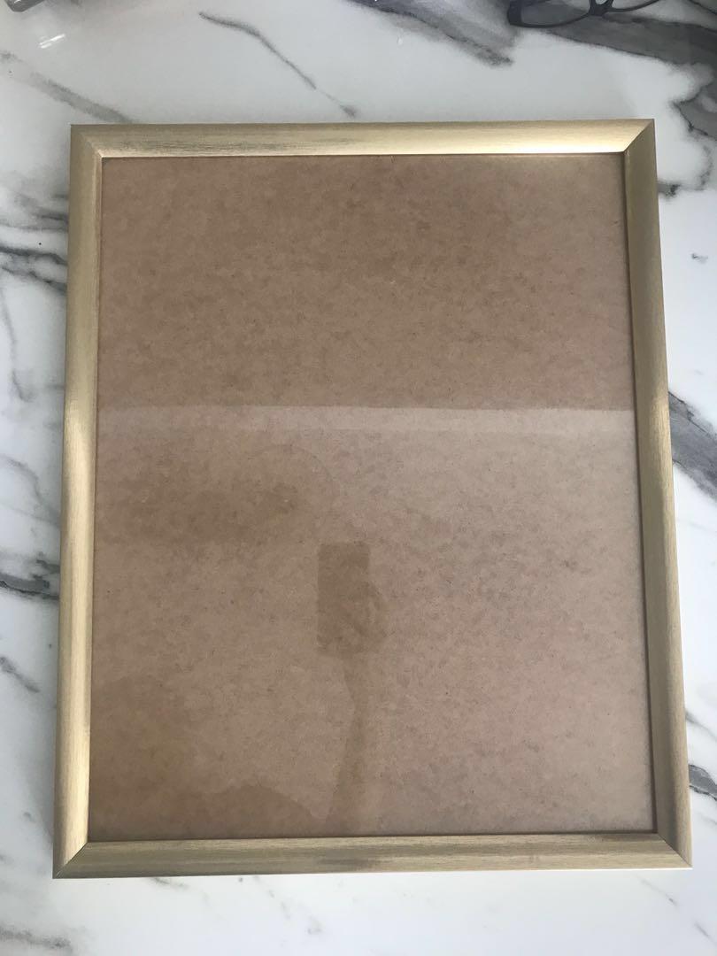 Bn Ikea Silverhojden Gold Photo Picture Frame Homerefresh30 Furniture Home Decor Others On Carousell