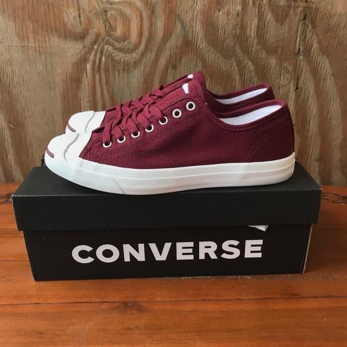 Converse jack purcell burgundy top
