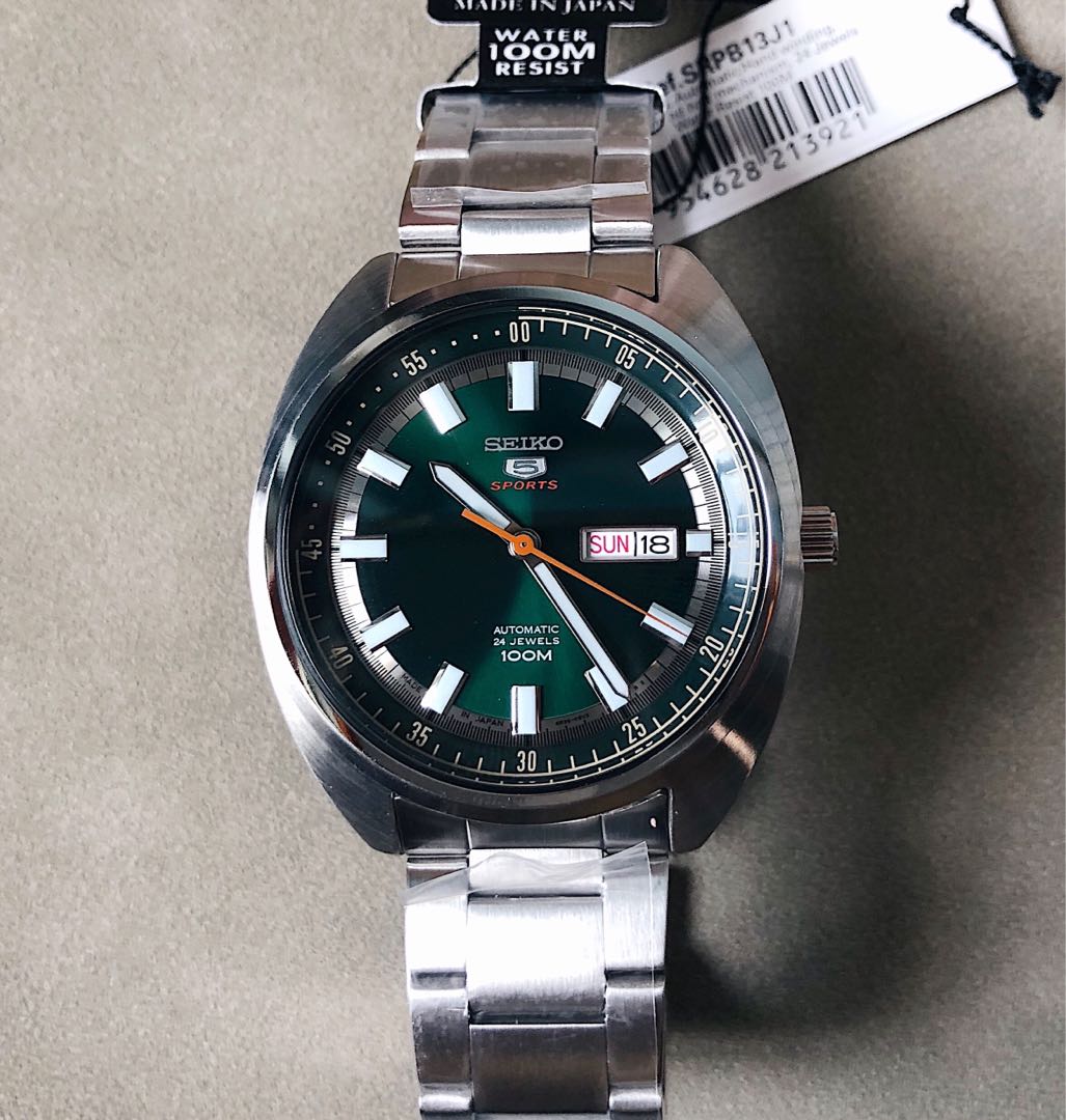 SALE BNIB Seiko 5 Sports Automatic Japan Made SRPB13 SRPB13J1