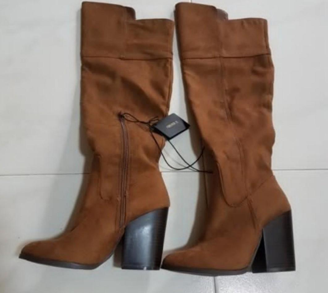 Bnwt Forever 21 Suede Brown Winter Boots Travel Travel