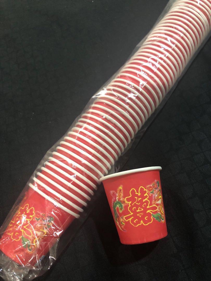 Brand New Disposable Wedding Tea Cups, Everything Else on Carousell
