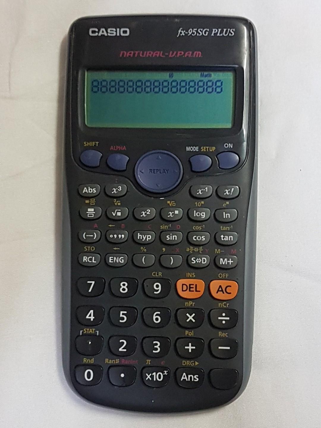 Casio fx95SG PLUS NATURALV.P.A.M. Scientific Calculator With Box And Manual, Hobbies & Toys