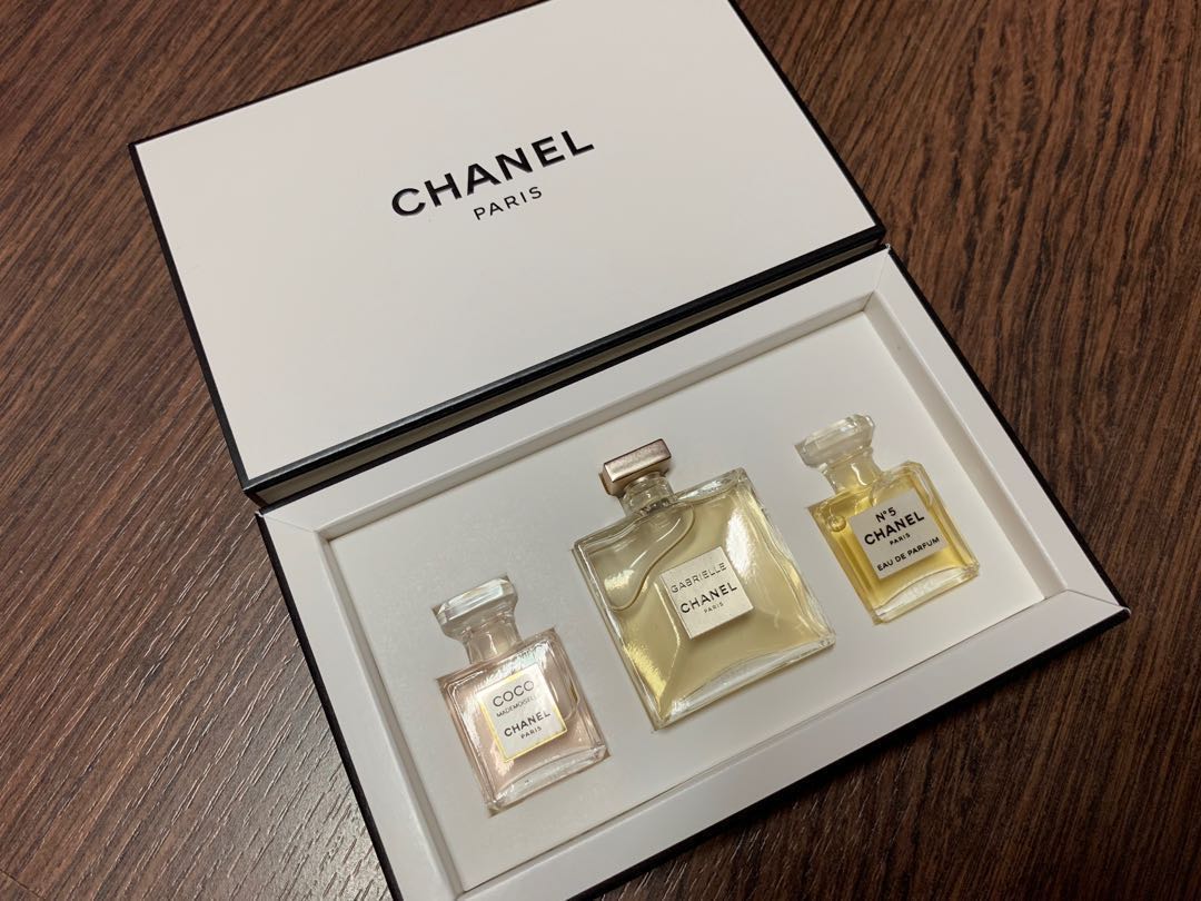 Chanel perfume miniature set - coco mademoiselle, gabrielle Chanel