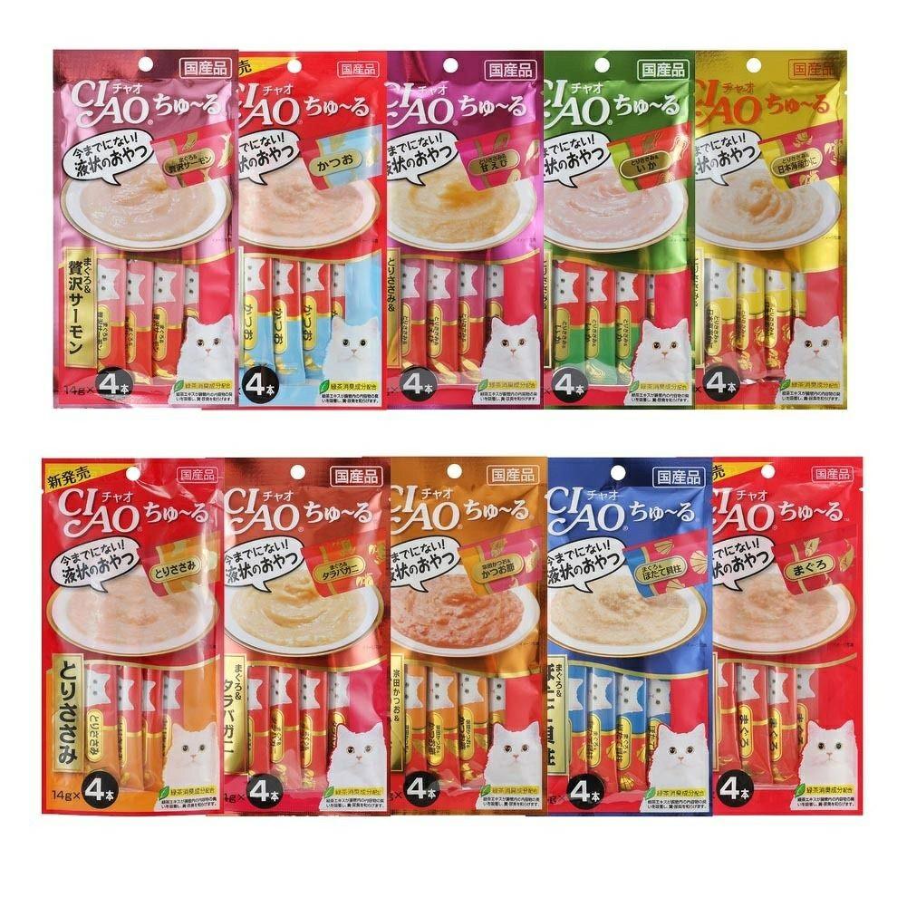 Ciao Churu Puree Liquid Cat Treats Pet Supplies For Cats Cat