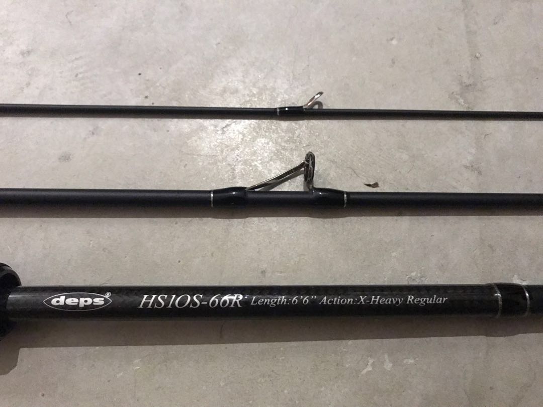 Deps Huge Custom Travel Rod, Sports Equipment, Fishing on Carousell