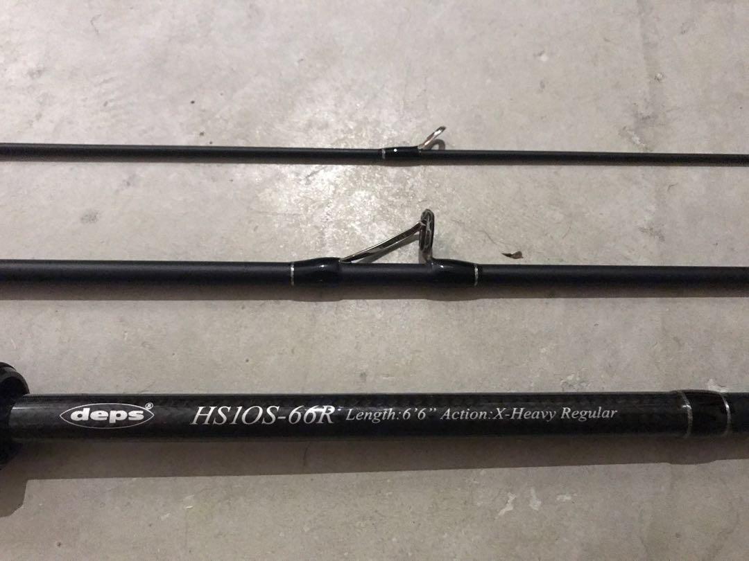 Custom Travel Rods Deps Huge Custom Travel Rod, Sports Equipment, Fishing on Carousell