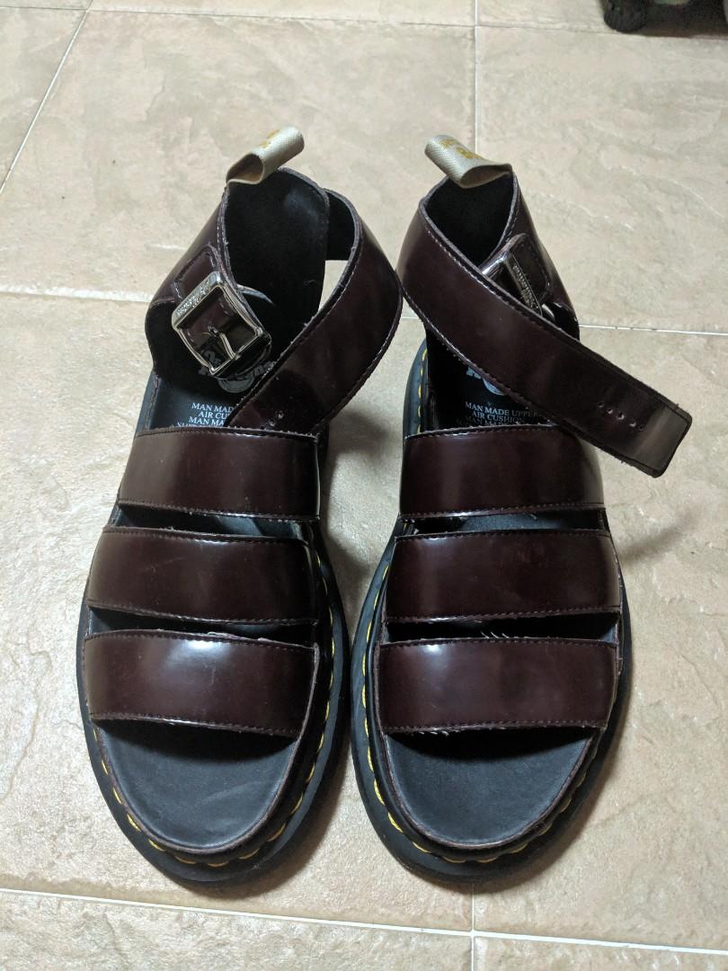 Dr martens cherry red sandals outlet