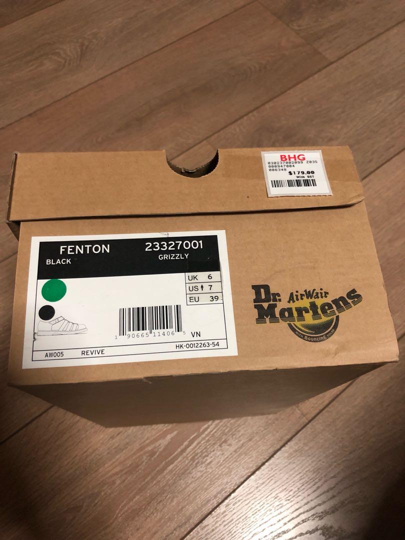 Dr Martens Fenton Black Sandals Women s Fashion Footwear