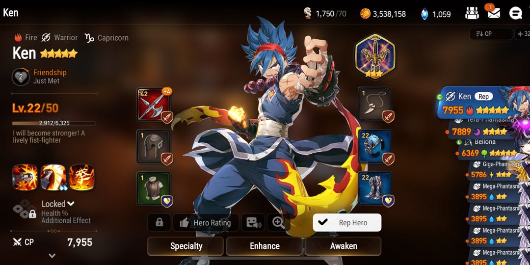 Early Game Epic Seven Account With Ken Bellona And Destina Toys Games Video Gaming Video Games On Carousell