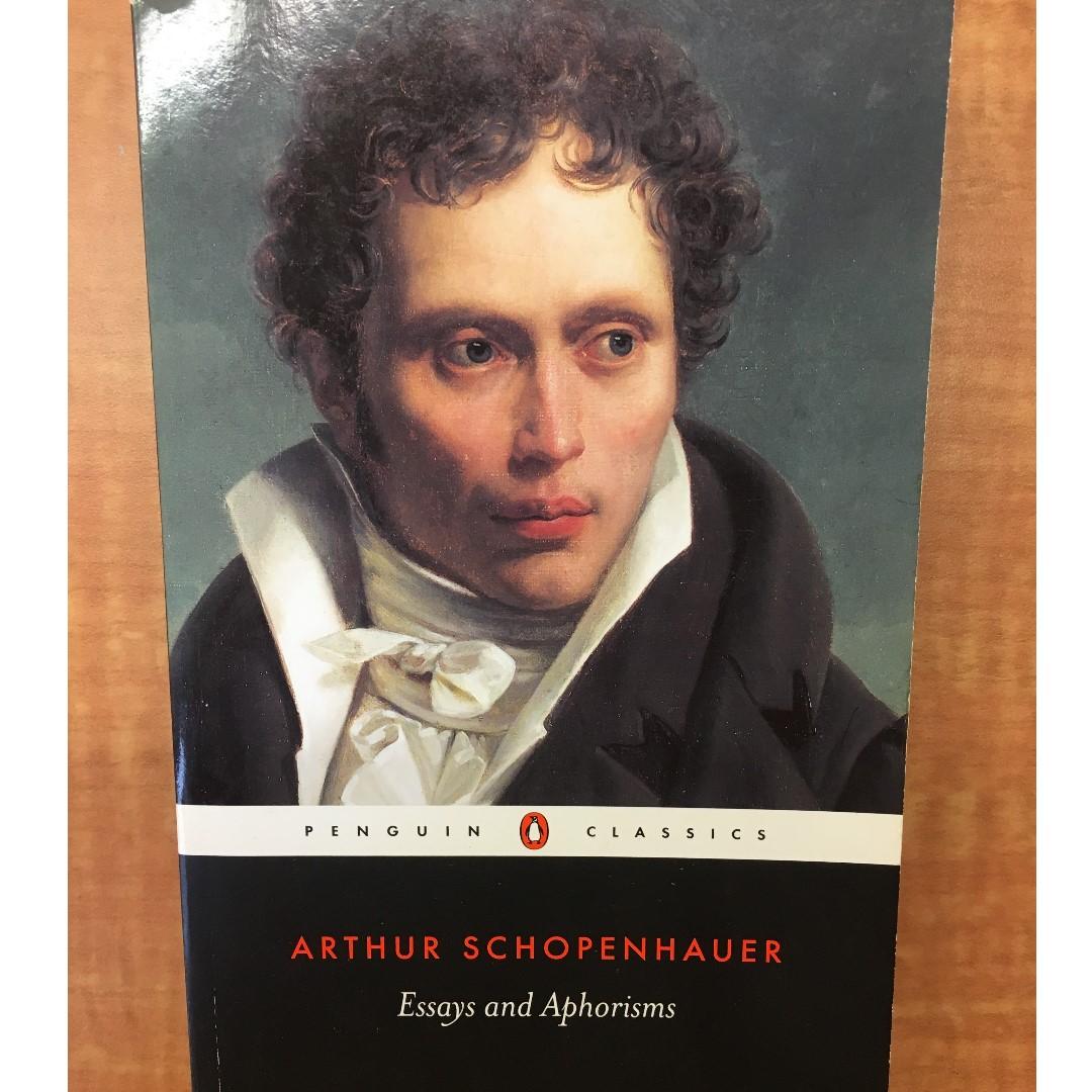Essays And Aphorisms By Arthur Schopenhauer Hobbies Toys Books Magazines Non Fiction On Carousell