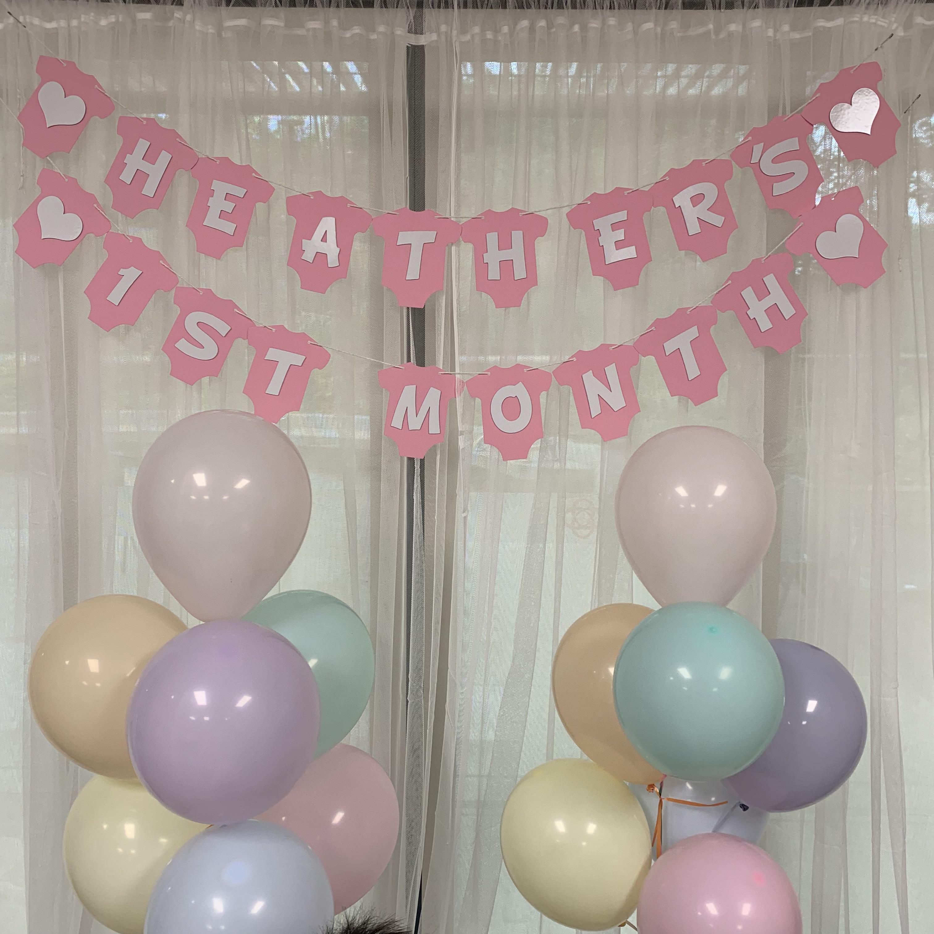 Event Setup Theme Decoration For Baby First Month Design