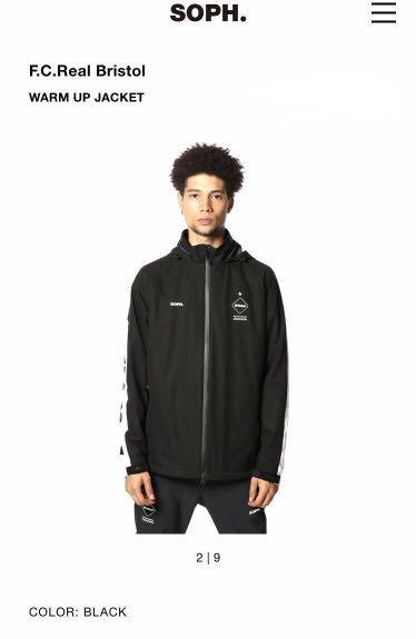 FCRB SOPH F.C Real Bristol 2019ss warm up jacket S size, 男裝 