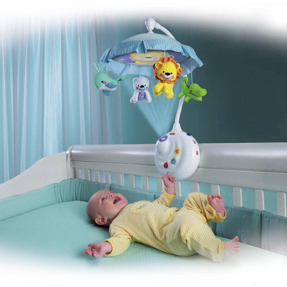 fisher price hanging crib toy